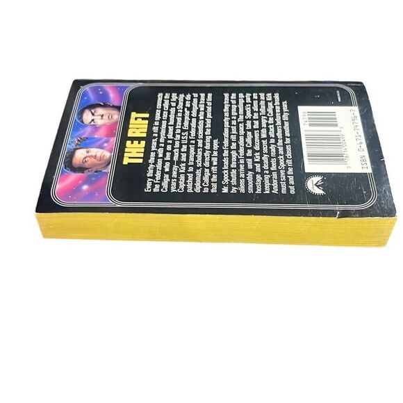 Star Trek The Rift Book #57 Vintage Paperback by Peter David - Picture 3 of 6
